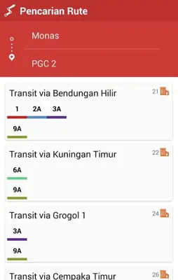 TransJakarta android App screenshot 2